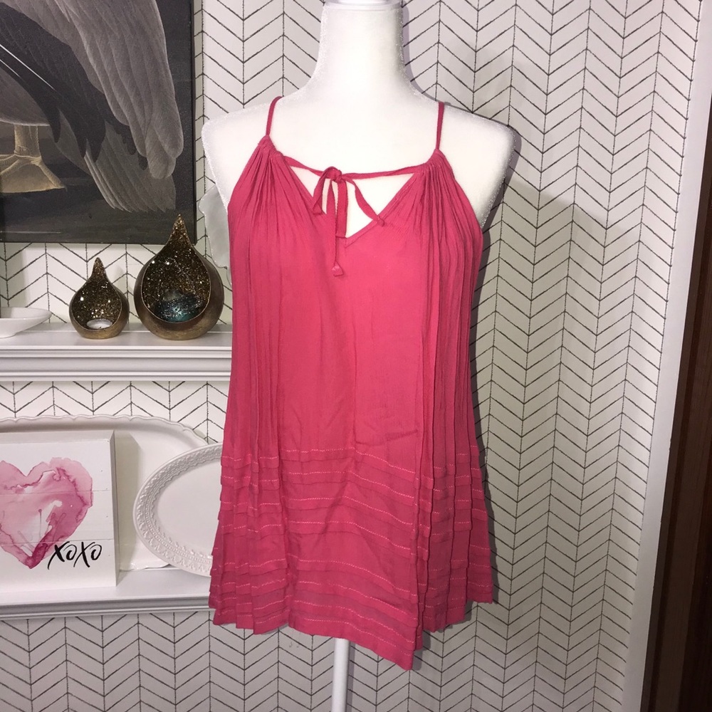 Chelsea & Violet pink top with tie front